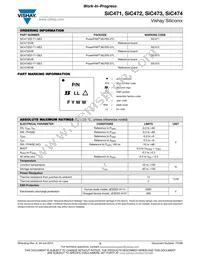 SIC471ED-T1-GE3 Datasheet Page 3