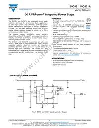 SIC521CD-T1-GE3 Datasheet Cover