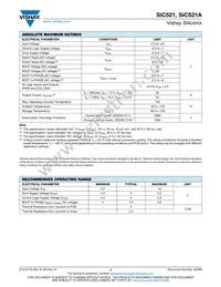 SIC521CD-T1-GE3 Datasheet Page 3