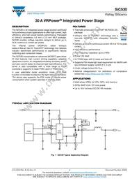 SIC530CD-T1-GE3 Datasheet Cover