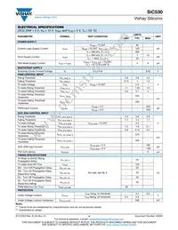 SIC530CD-T1-GE3 Datasheet Page 4