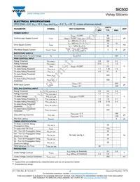 SIC532CD-T1-GE3 Datasheet Page 4