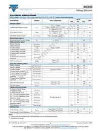 SIC533CD-T1-GE3 Datasheet Page 4