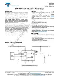 SIC534CD-T1-GE3 Datasheet Cover