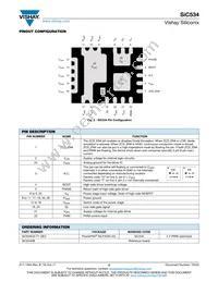 SIC534CD-T1-GE3 Datasheet Page 2