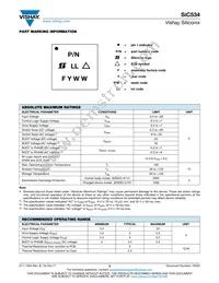 SIC534CD-T1-GE3 Datasheet Page 3