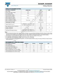 SIC620ARCD-T1-GE3 Datasheet Page 3