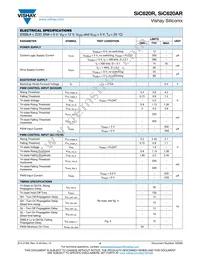 SIC620ARCD-T1-GE3 Datasheet Page 4