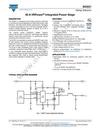 SIC631CD-T1-GE3 Datasheet Cover