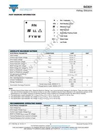 SIC631CD-T1-GE3 Datasheet Page 3