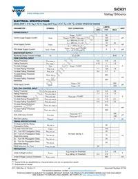 SIC631CD-T1-GE3 Datasheet Page 4