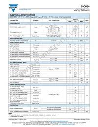 SIC634CD-T1-GE3 Datasheet Page 4