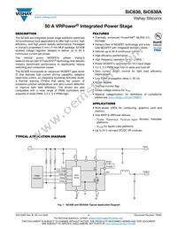 SIC638CD-T1-GE3 Datasheet Cover