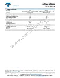 SIC638CD-T1-GE3 Datasheet Page 14