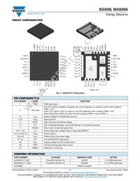 SIC639CD-T1-GE3 Datasheet Page 2