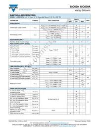 SIC639CD-T1-GE3 Datasheet Page 4