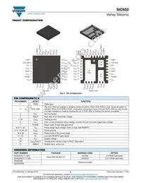 SIC652CD-T1-GE3 Datasheet Page 2