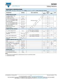 SIC652CD-T1-GE3 Datasheet Page 5