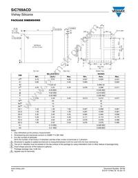 SIC769ACD-T1-GE3 Datasheet Page 16