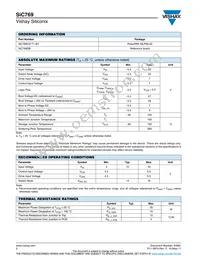 SIC769CD-T1-E3 Datasheet Page 2