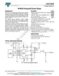 SIC770CD-T1-GE3 Datasheet Cover