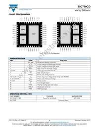 SIC770CD-T1-GE3 Datasheet Page 2