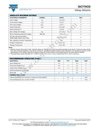 SIC770CD-T1-GE3 Datasheet Page 3