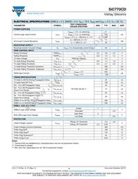 SIC770CD-T1-GE3 Datasheet Page 4