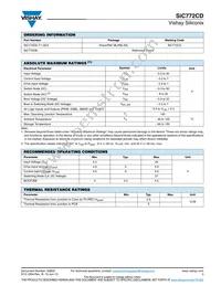 SIC772CD-T1-GE3 Datasheet Page 3