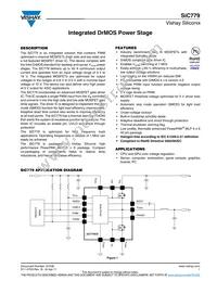 SIC779CD-T1-GE3 Datasheet Cover