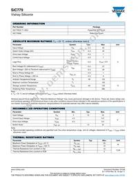 SIC779CD-T1-GE3 Datasheet Page 2