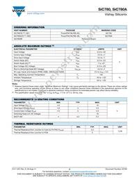 SIC780ACD-T1-GE3 Datasheet Page 3