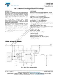 SIC781CD-T1-GE3 Datasheet Cover