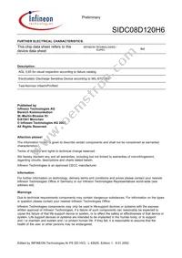 SIDC08D120H6X1SA1 Datasheet Page 4