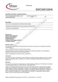 SIDC30D120H6X1SA4 Datasheet Page 4