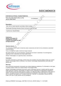 SIDC38D60C6X1SA3 Datasheet Page 4