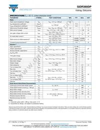 SIDR392DP-T1-GE3 Datasheet Page 2
