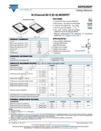 SIDR626DP-T1-GE3 Datasheet Cover