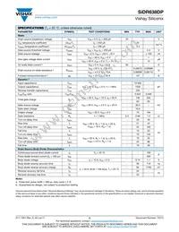 SIDR638DP-T1-GE3 Datasheet Page 2