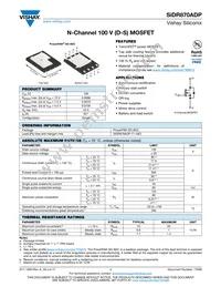SIDR870ADP-T1-GE3 Datasheet Cover