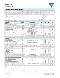 SIE810DF-T1-E3 Datasheet Page 2