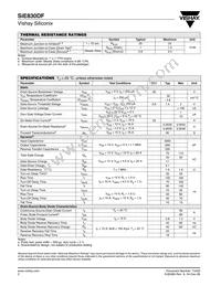 SIE830DF-T1-GE3 Datasheet Page 2
