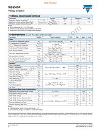 SIE836DF-T1-E3 Datasheet Page 2