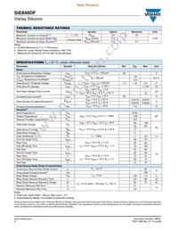 SIE848DF-T1-E3 Datasheet Page 2