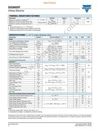 SIE860DF-T1-E3 Datasheet Page 2