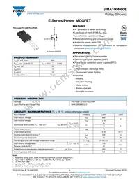 SIHA100N60E-GE3 Datasheet Cover