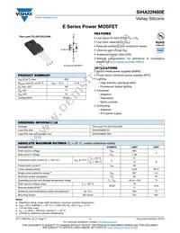 SIHA22N60E-E3 Datasheet Cover