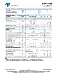 SIHA24N65EF-E3 Datasheet Page 2