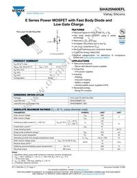 SIHA25N60EFL-E3 Datasheet Cover