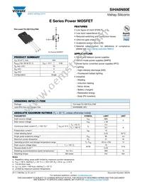 SIHA6N80E-GE3 Datasheet Cover